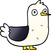 cartoon doodle seagull png