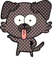 cartoon dog with tongue sticking out png