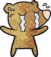 pianto orso cartone animato personaggio png