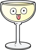 cartoon glass of wine png