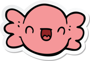sticker of a cartoon wrapped candy png