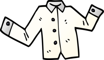 chemise d'affaires de dessin animé doodle png