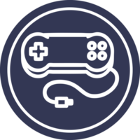 console Jeu manette circulaire icône symbole png