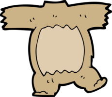 cartone animato orsacchiotto orso corpo mescolare e incontro cartoni animati png