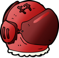 casque d'astronaute de dessin animé png