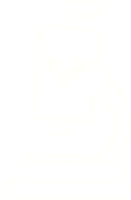 desenho de giz de microscópio png