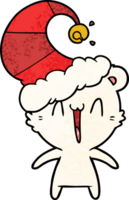 happy polar bear cartoon png