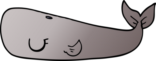 dessin animé doodle baleine png