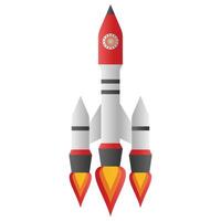 Rocket Launch Illustration vector