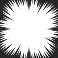 Comic Action Speed Frame vector