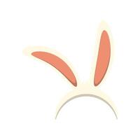Pascua de Resurrección conejito orejas ilustración vector