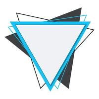 Modern Triangle Frame vector