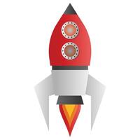 Rocket Launch Illustration vector