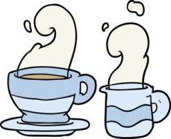 tasse de café de dessin animé png