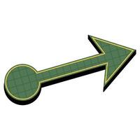 Retro Arrow Decoration vector