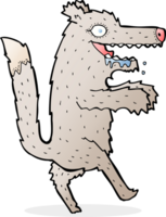 desenho animado lobo mau png