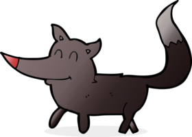 dessin animé petit loup png