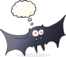 disegnato pensato bolla cartone animato vampiro pipistrello png