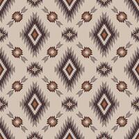 American ethnic native pattern.Traditional Navajo,Aztec,Apache,Southwest and Mexican style fabric pattern.Abstract motifs pattern.Design for fabric,clothing,blanket,carpet,woven,wrap,decoration vector