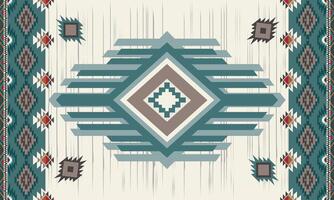 Navajo tribal seamless pattern. Native American ornament. Ethnic South Western decor style. Boho geometric ornament. seamless pattern. Mexican blanket, rug. Woven carpet illustration vector