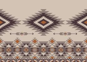 American ethnic native pattern.Traditional Navajo,Aztec,Apache,Southwest and Mexican style fabric pattern.Abstract motifs pattern.Design for fabric,clothing,blanket,carpet,woven,wrap,decoration vector