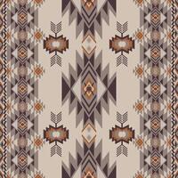 American ethnic native pattern.Traditional Navajo,Aztec,Apache,Southwest and Mexican style fabric pattern.Abstract motifs pattern.Design for fabric,clothing,blanket,carpet,woven,wrap,decoration vector