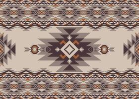 American ethnic native pattern.Traditional Navajo,Aztec,Apache,Southwest and Mexican style fabric pattern.Abstract motifs pattern.Design for fabric,clothing,blanket,carpet,woven,wrap,decoration vector