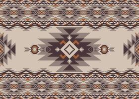 American ethnic native pattern.Traditional Navajo,Aztec,Apache,Southwest and Mexican style fabric pattern.Abstract motifs pattern.Design for fabric,clothing,blanket,carpet,woven,wrap,decoration vector