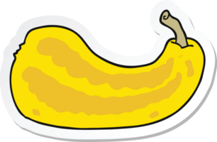 sticker of a cartoon squash png