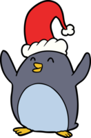 Frohe Weihnachten Pinguin png