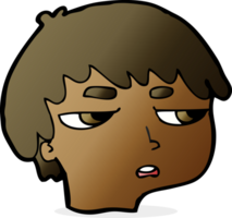 cartoon annoyed boy png