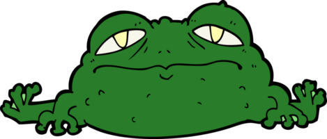 Cartoon hässlicher Frosch png