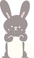 cartoon doodle bunny rabbit png