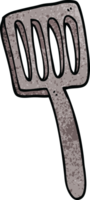 cartoon doodle food spatula png