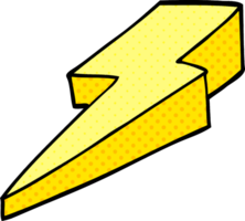 cartoon doodle decorative lightning bolt png