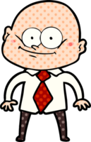 cartone animato manager uomo fissando png