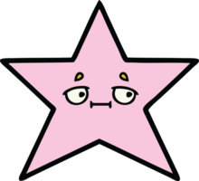 fofa desenho animado do uma Estrela peixe png