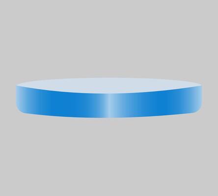 a blue ribbon on a gray background