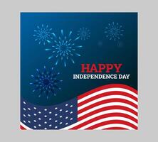 happy independence day illustration vector