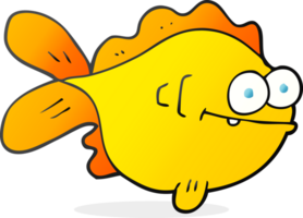 tiré dessin animé poisson png