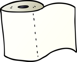 cartoon doodle toilet roll png