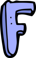 cartoon letter F png