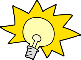 cartoon light bulb png