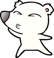 cartone animato orso polare png