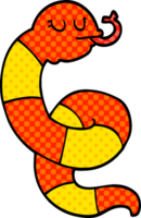 cartoon doodle poisonous snake png