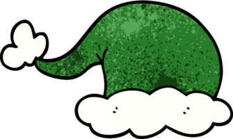 cartoon doodle elf hat png