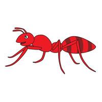 ant cartoon design. insect sign and symbol. vector