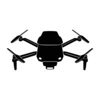 drone silhouette design. air transportation sign and symbol. vector