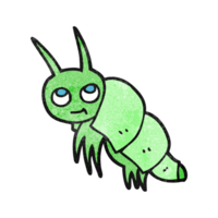 textured cartoon little bug png