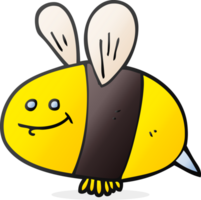 tiré dessin animé abeille png